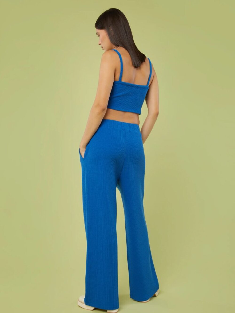 Oak + Fort Rib Knit Pants - Picture 2 of 9